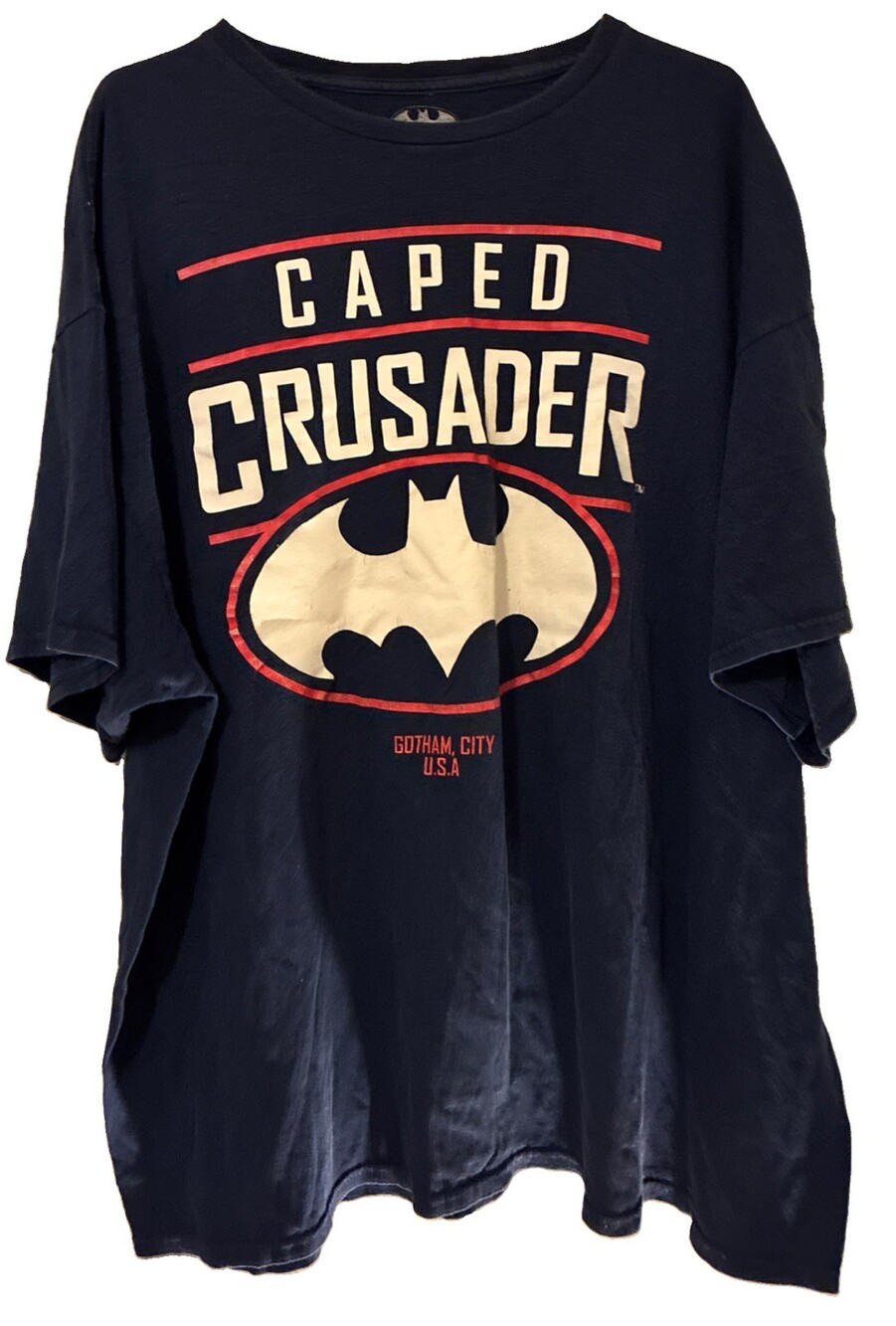 Batman Youth 3 XL T-shirt Blue Gotham City USA
